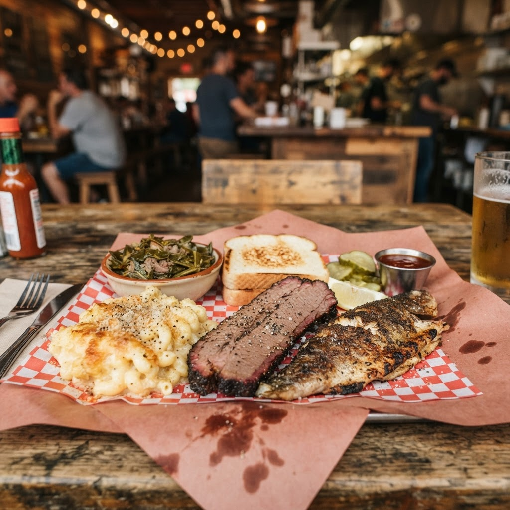 Food at 2Fifty Texas BBQ